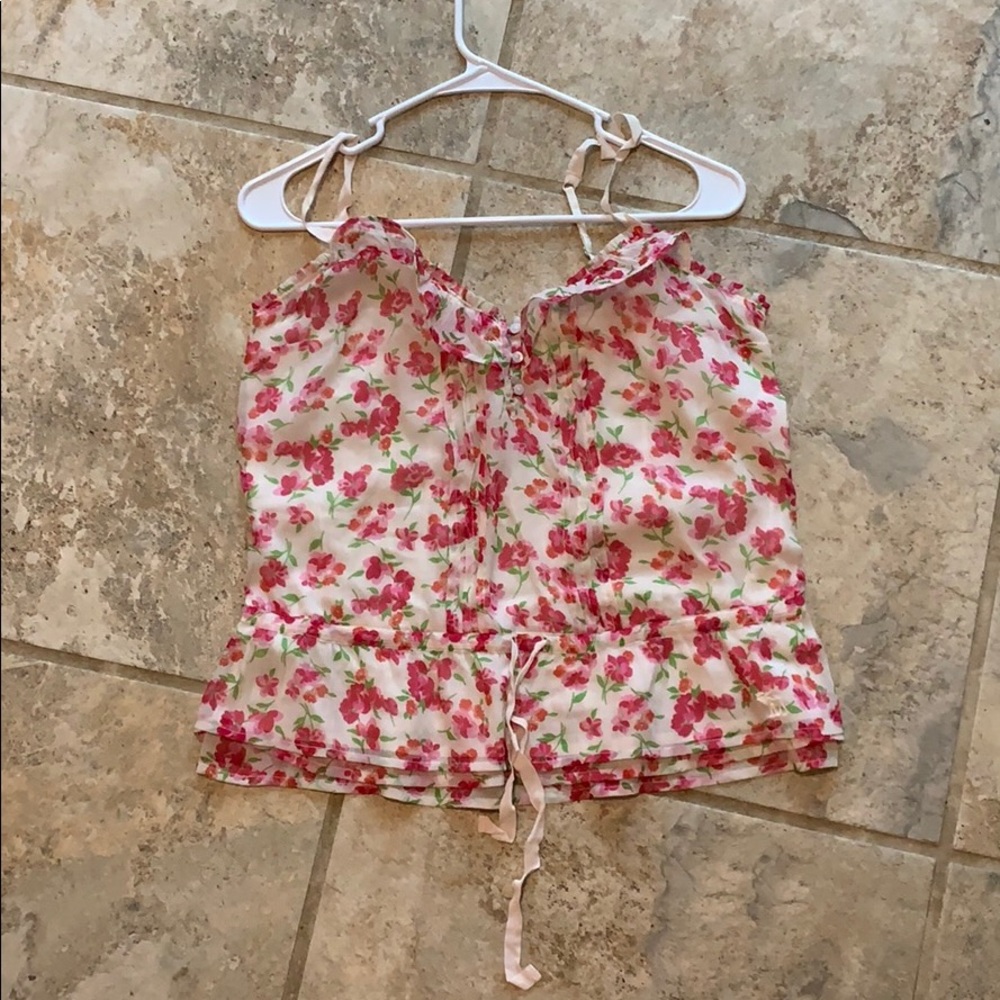 Floral tank top